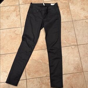 rag & bone Dark Gray Skinny Jeans